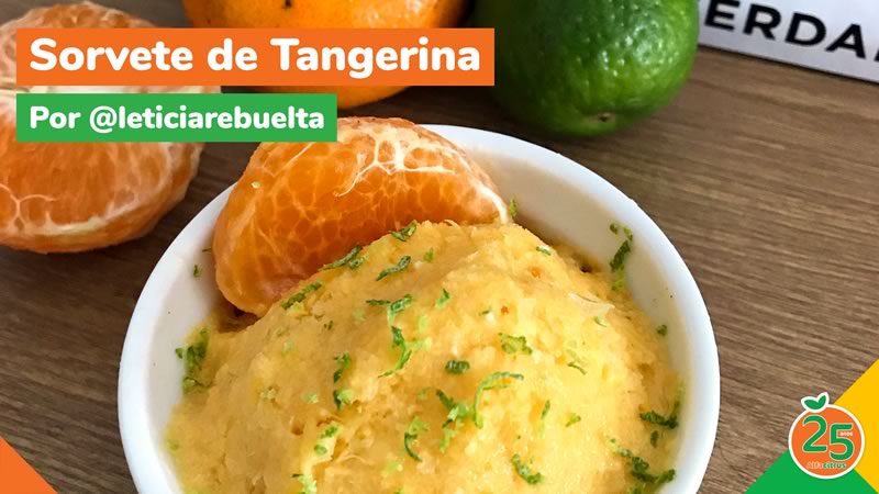 Sorvete de Tangerina – 25 Anos AlfaCitrus